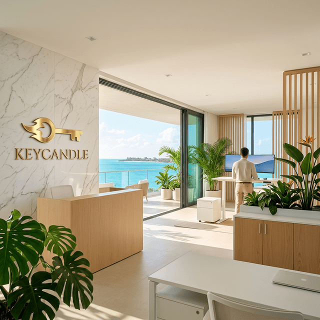 Bahamas office ocean view